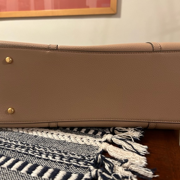 🌹🌹Tory Burch Perry Tripple Compartment Tote Handbag LARGE devon sand!! - Picture 3 of 6